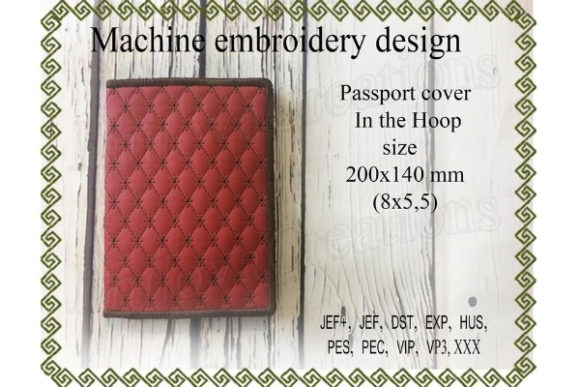 Passport Cover in the Hoop Review